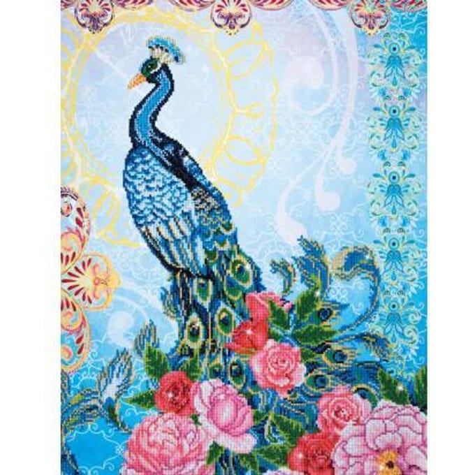 DIAMOND DOTZ Exotic Peacock - Diamond Painting - 26.244 Dotz - 82x62 cm