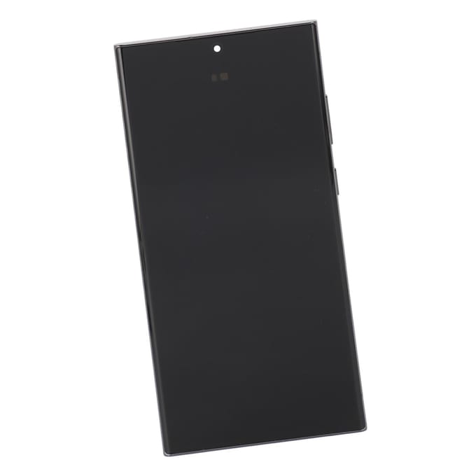 Vervangingsset voor het scherm (OLED-touchscreen met frame) voor de Galaxy S23 Ultra (VS) gray
