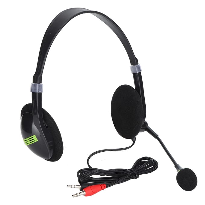 SY440MV Bedrade Headset 3.5mmUSB Klantenservice Over-Ear Hoofdtelefoon met Ruisonderdrukking