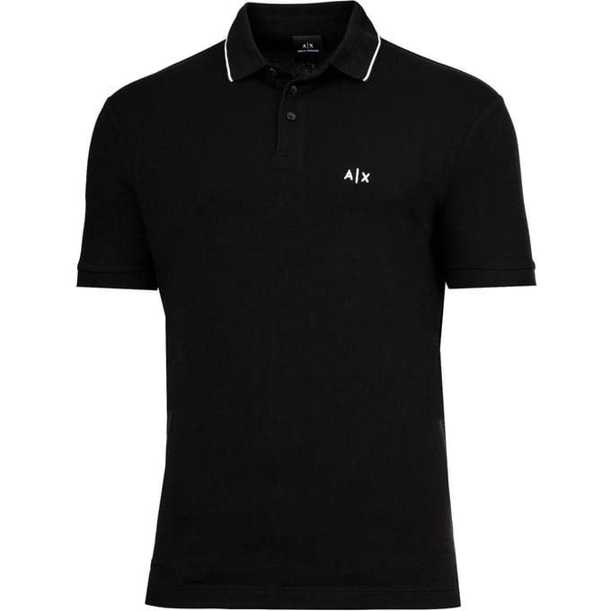 Armani Exchange T-shirts en Polo Zwart