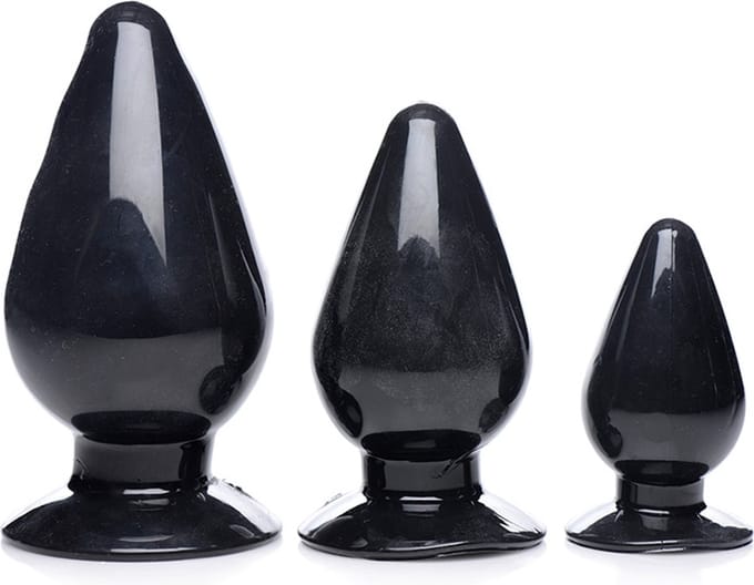 Triple Cones Anaalplug Set Van 3