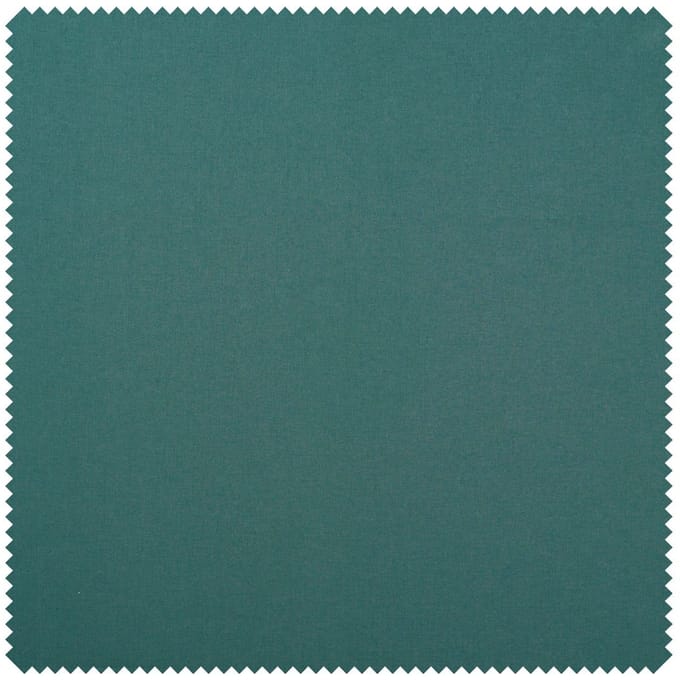 Katoenen stof "Uni" - Zeegroen