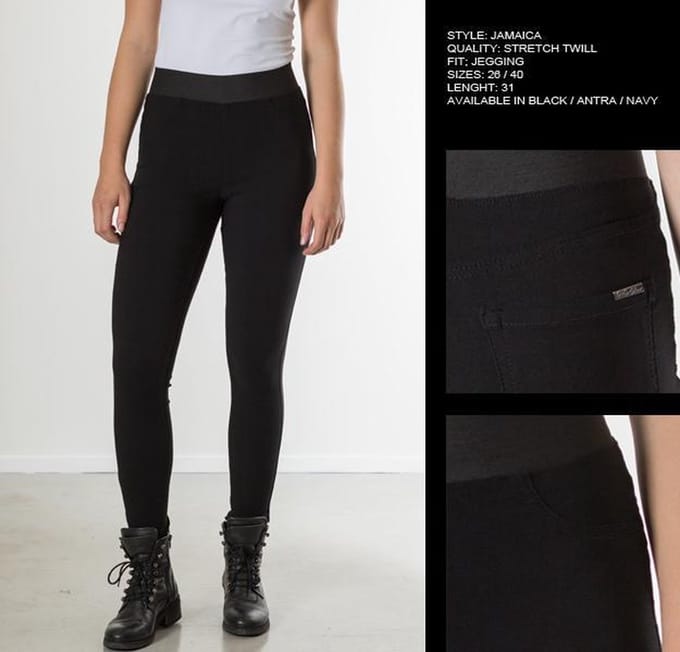 New Star dames jegging broek Jamaica antraciet - maat 32