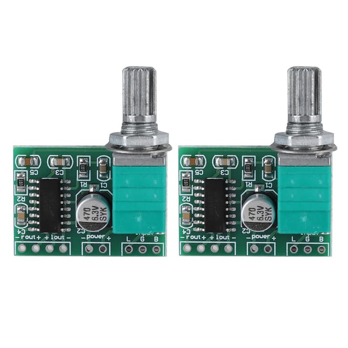 2 stuks PAM8403 Mini 5V Digitale Vermogensversterker Module o Versterkermodule Bord