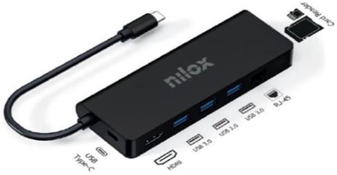 USB Hub Nilox NXDSUSBC04