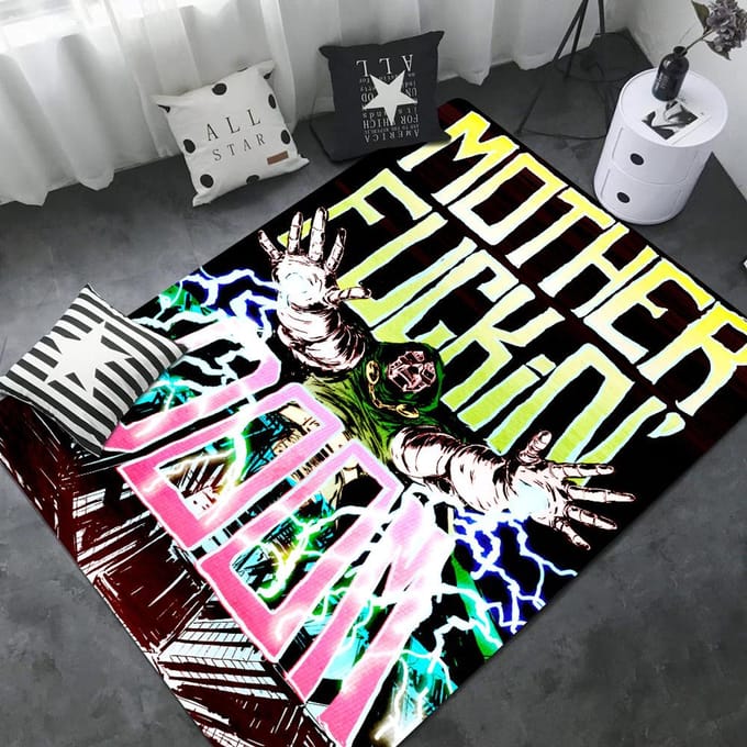 MF DOOM Vloermatten Antislip Waterabsorberend Langwerpige Mat Slaapkamer Mat Welkomstmat 40x60cm white