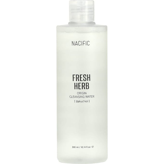 Nacific, Fresh Herbs, Origin Cleansing Water, 10.14 fl oz (300 ml) white