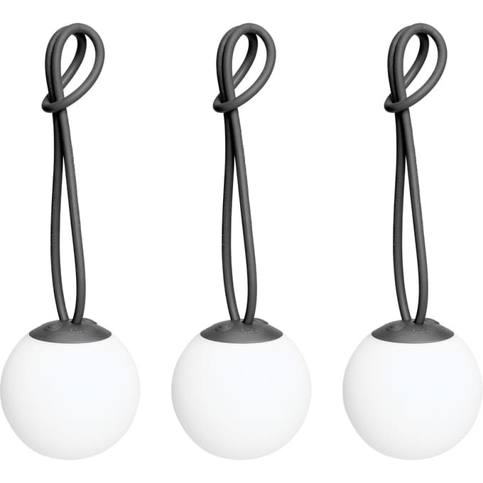 Fatboy Bolleke Mini Draagbare Lamp Set van 3 Antraciet