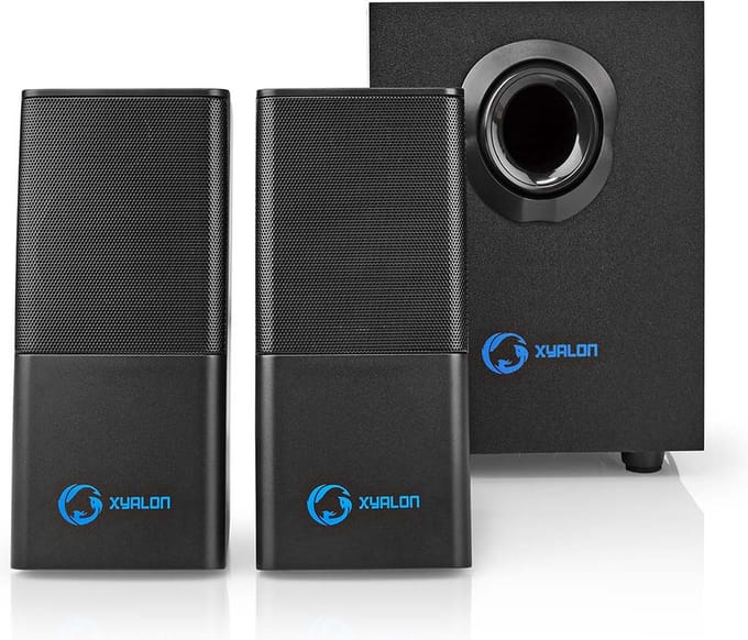 Nedis Gaming Speaker – 2.1 kanaals – 30W – USB – 3.5 mm – Zwart
