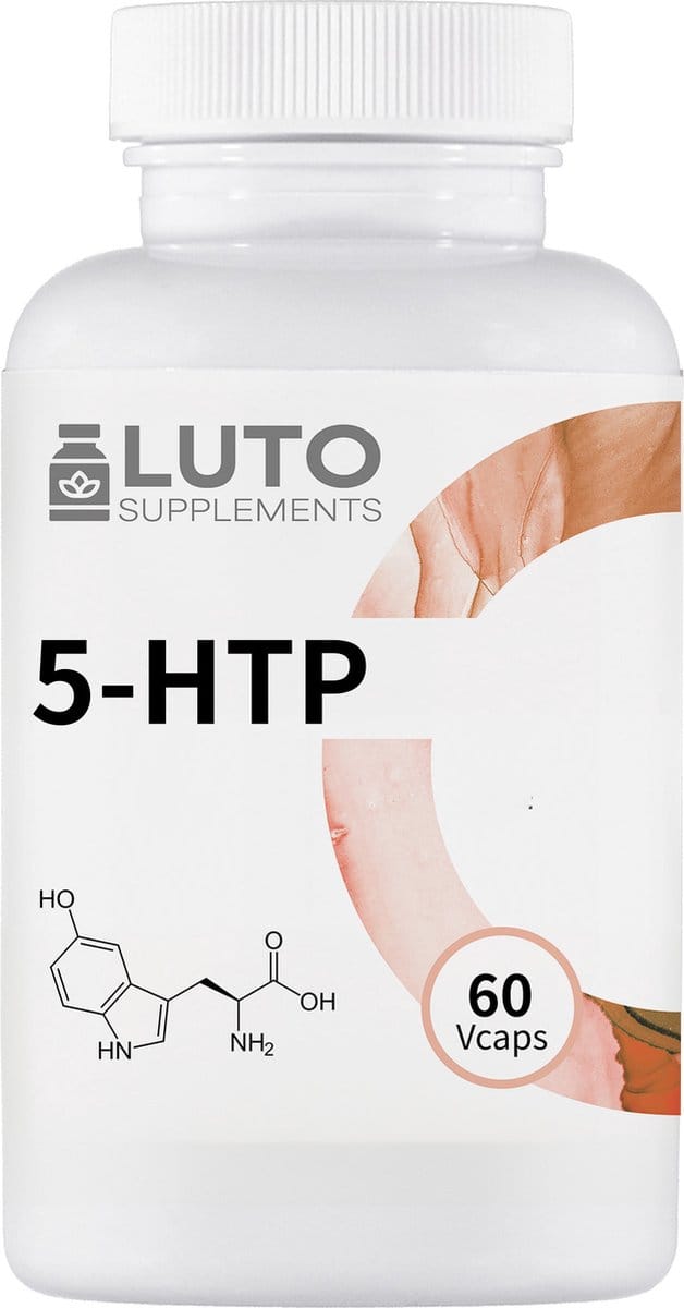 5-HTP - Griffonia - 375mg - Waarvan 20% 5-HTP (75mg) - Vitamine B6 - 60 capsules - LUTO Supplements