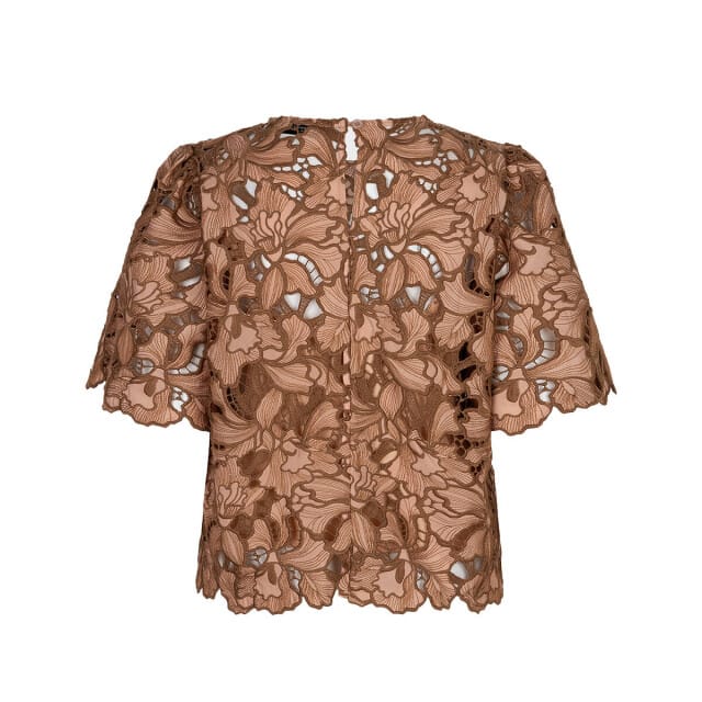 Amaya Amsterdam Meggan Top Blouses Dames - Camel - Maat S