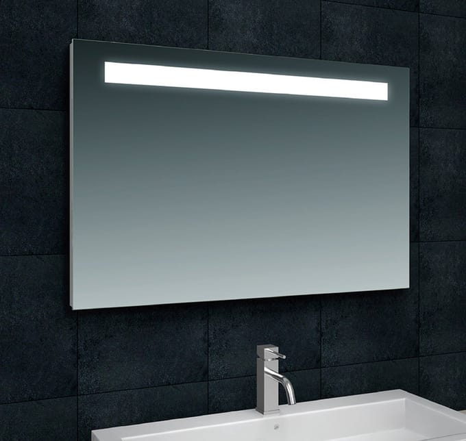 Badkamerspiegel Tigris - 100x80cm - Geintegreerde LED Verlichting - Lichtschakelaar