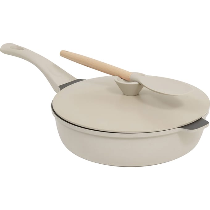 Eazy Living Anti-aanbakpan met Stoominzet Ø 28 cm Beige