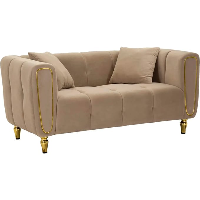 Bank Alma Grey With Cushions 155×81×71 cm