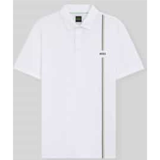 Boss Heren Polo Wit 50563363/100 TOC Game 3