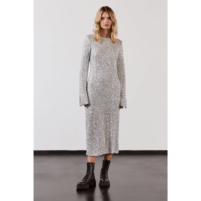 Mikuta The Light Long Sequin Dress Taglia: M | Abiti Midi Outlet | Donna