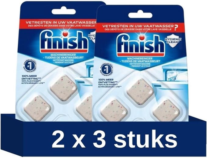 Finish Machinereiniger - Tijdens de Wasbeurt - 2 stuks - Voordeelverpakking