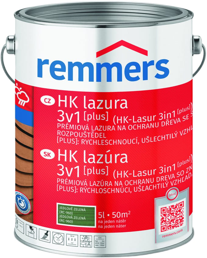 Remmers HK-Lazuur 3in1 [PLUS] - Dennengroen - 5 liter