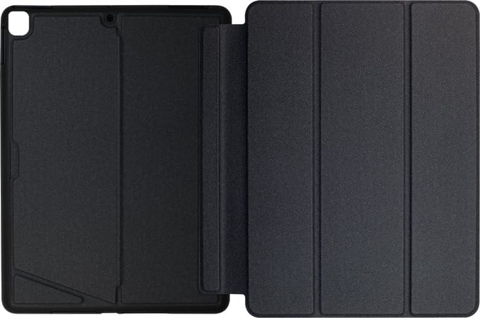 Just in Case back Cover + Flap geschikt voor iPad 2021 (9th Gen) / 2020 (8th Gen) - Zwart