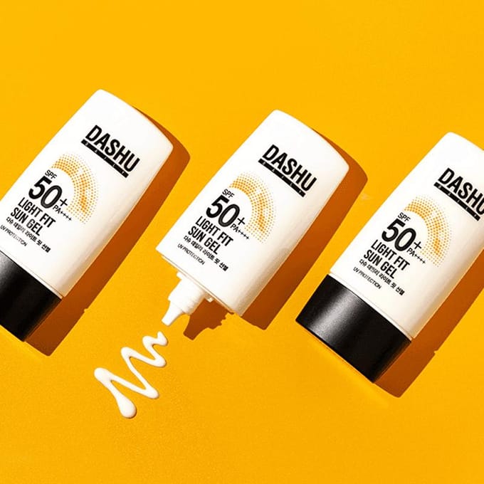 [DASHU] Daily Light Fit Sun Gel SPF 50+ PA++++ 50ml white