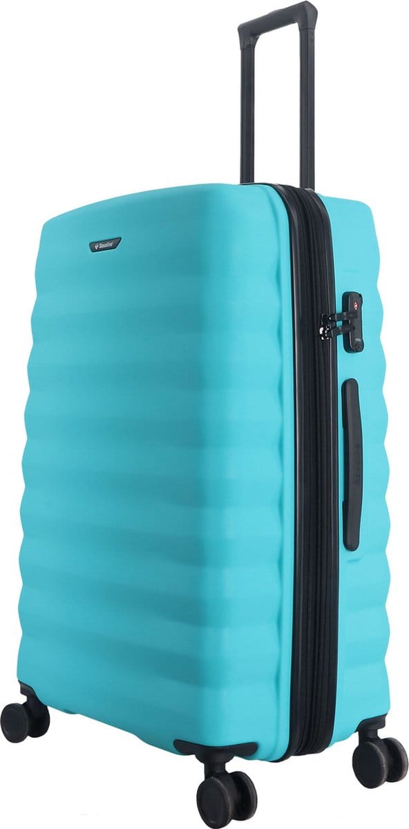 Saxoline - Flow | Harde koffer / Reiskoffer - 100L - Large - Turkoois - Turkoois / Large