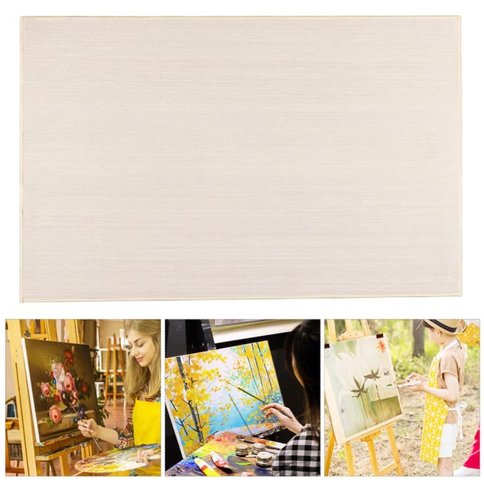 Populierenhout Hol Schetsbord Houten Schilderbord Kunstbenodigdheid Schetstafel8K Hol white