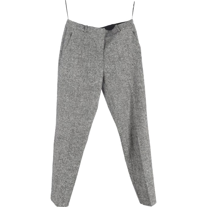 Stella McCartney taps toelopende broek van grijze wol