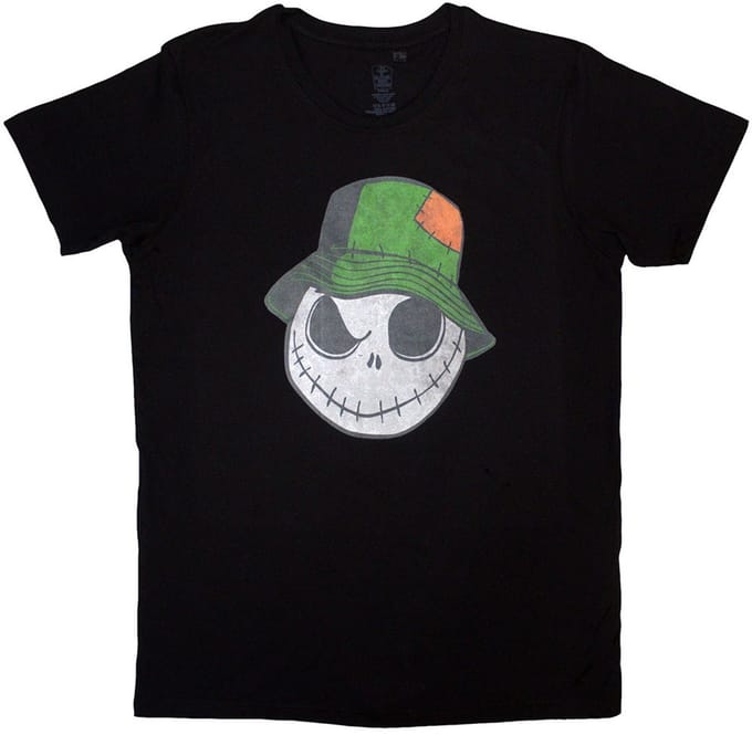 Disney The Nightmare Before Christmas - Jack Bucket Hat Heren Tshirt - L - Zwart