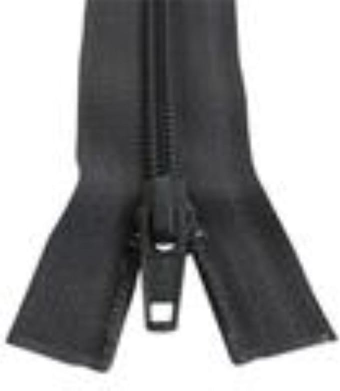 YKK SPIRAAL RITS,  DEELBAAR, 75 cm DONKER GRIJS, PER STUK.