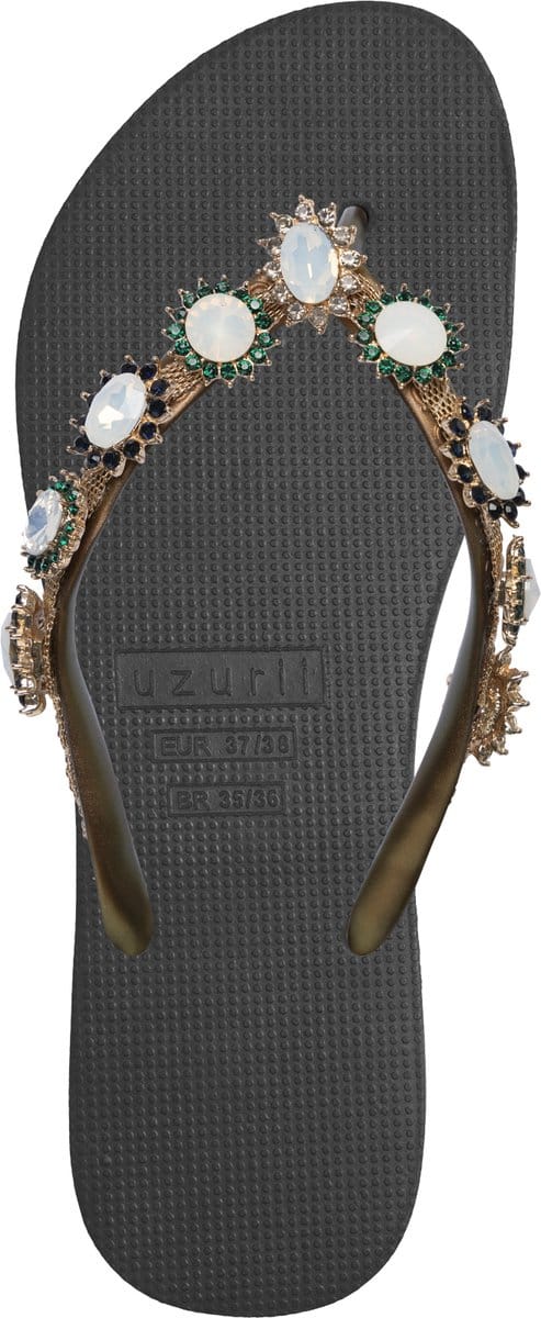 Uzurii | Teenslippers | Dames | Zwart | Maat 41/42