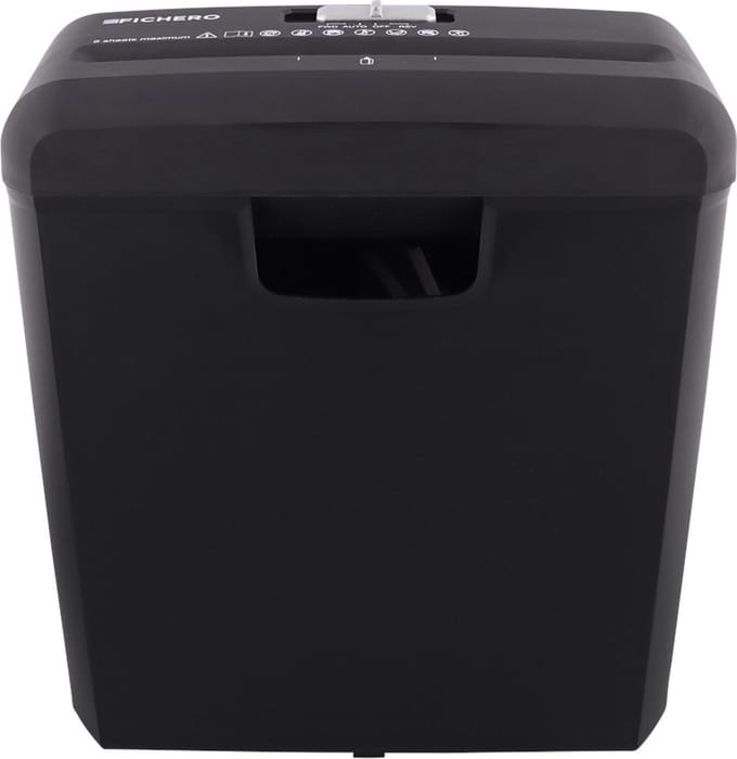 Fichero - Papierversnipperaar - 6x A4 - Creditcards - 10L - Zwart