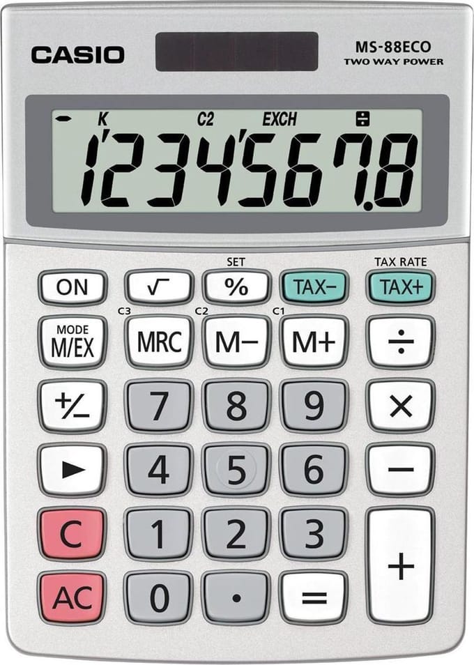 Casio MS-88 - Rekenmachine