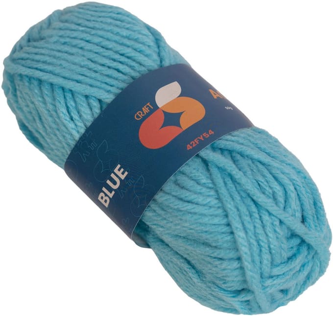 Colorations - Acrylic yarn 4 mm - 50g - Light blue