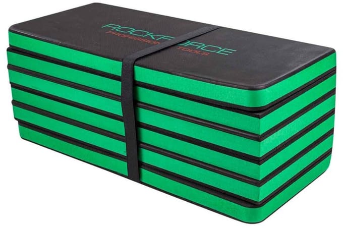 Rockforce - Vouwbare Werkplaatsmat - Zwart-Groen - 1210x455x30mm