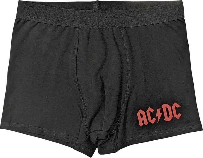 AC/DC - Logo Boxershorts - M - Zwart