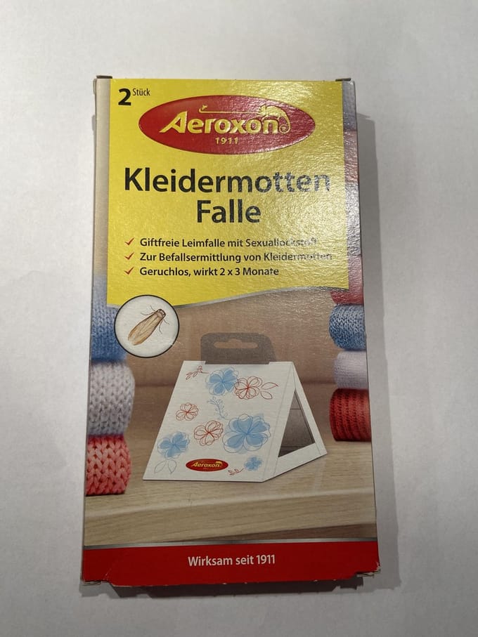 Aeroxon kleding mottenval 2 stuks