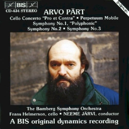 Frans Helmerson, Bamberg Symphony Orchestra, Neeme Järvi - Pärt: Concerto For Cello And Orchestra (CD)