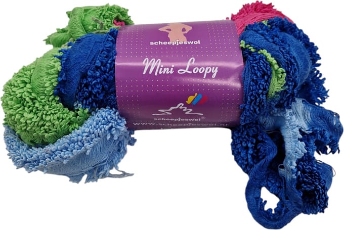 scheepjes miniLoopy kleur 5 voorgeluste wol scheepjeswol 120gram