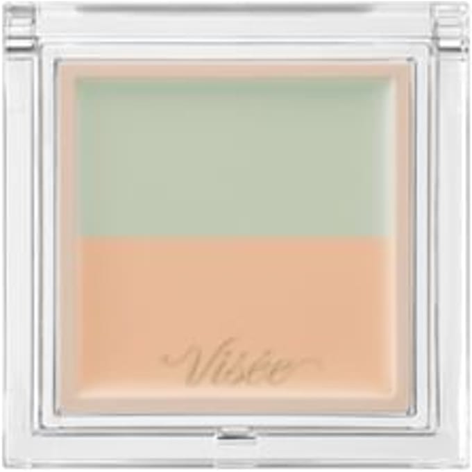 Kose - Visee Color Duo Trick Concealer 06 Green Trick (Light Beige)