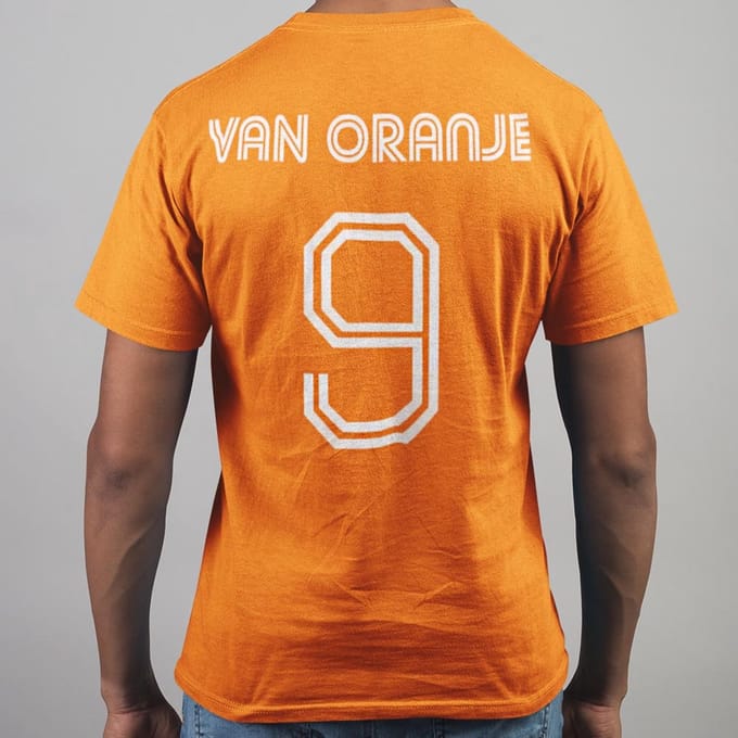 Oranje T-shirt "Van Oranje" S