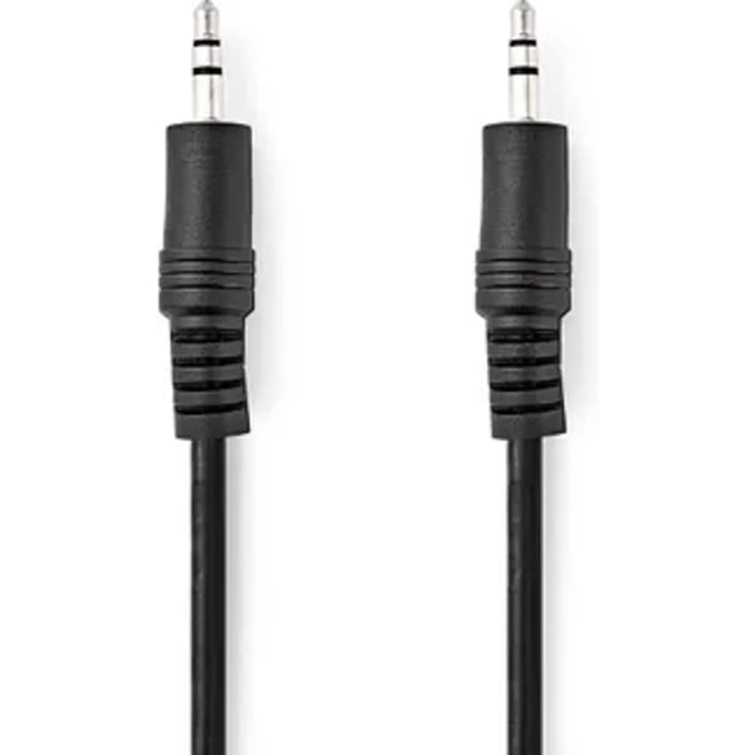 Nedis Stereo-audiokabel 3,5mm Mannelijk 0.50m Zwart