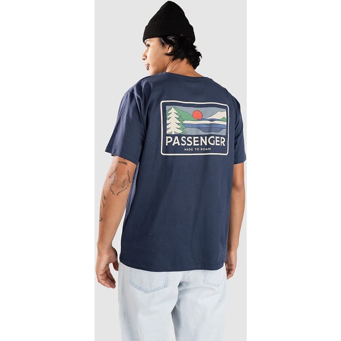 Passenger Roamer Recycled Cotton T-Shirt blauw
