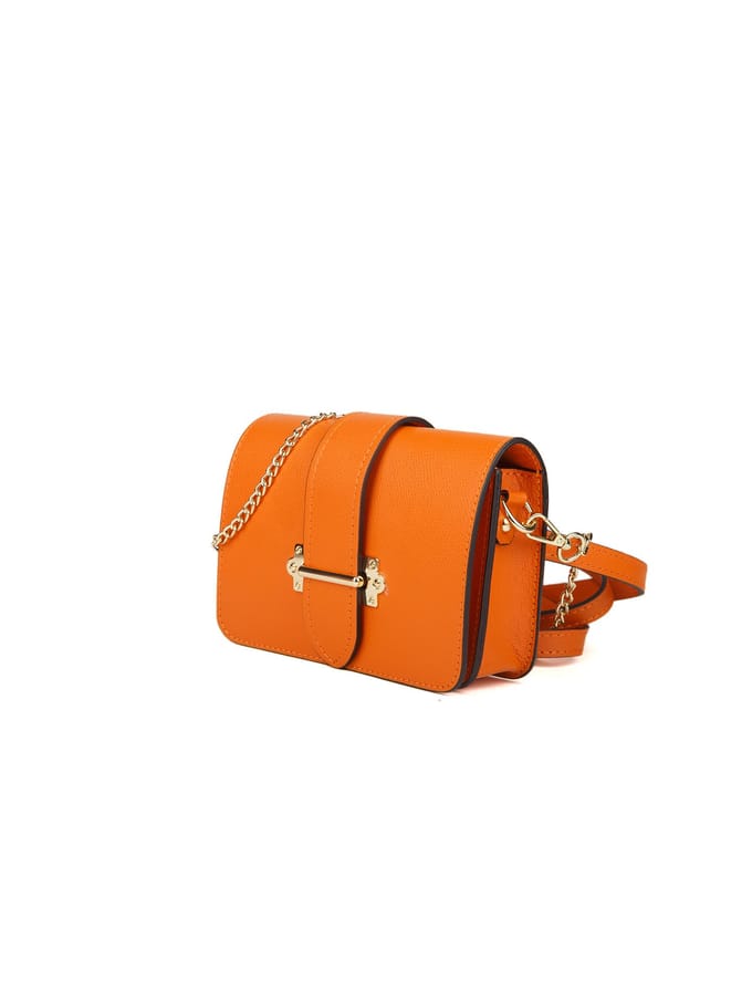 Giulia Monti Schoudertas/Crossbody Tas Oranje