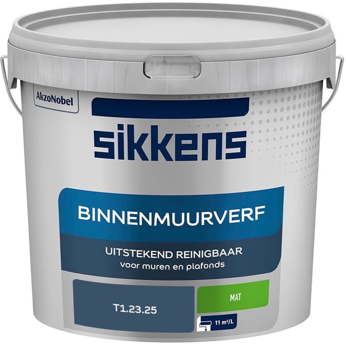 Sikkens - Binnenmuurverf Mat - T1.23.25 - Mengverf - 5 L