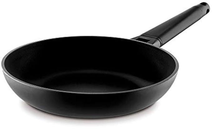 Kookpan met Afneembare Handgreep - 20 cm, Gietaluminium, Zwart