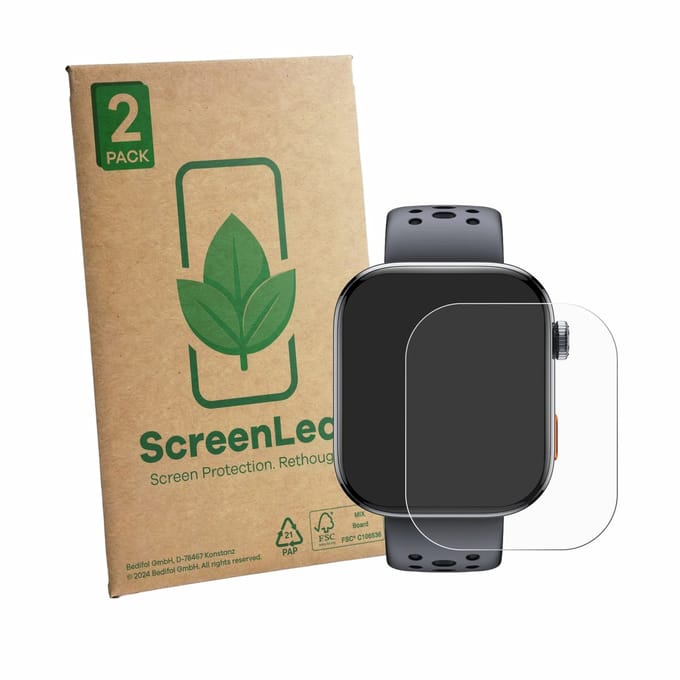 2 Stuks Screenprotector voor Haylou Watch Hyper - Hoogwaardige Beschermfolie transparant