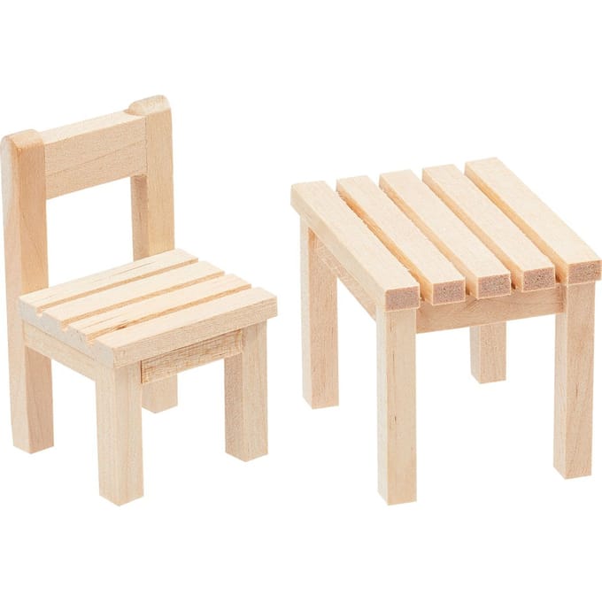 Miniatuurset "Tafel & Stoel"