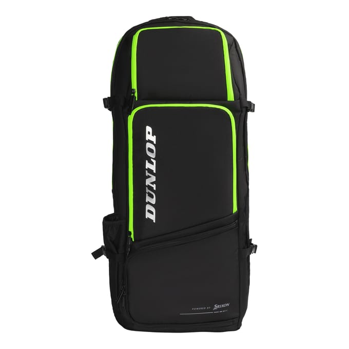 Dunlop Performance Long Rugzak-Zwart,Neongroen