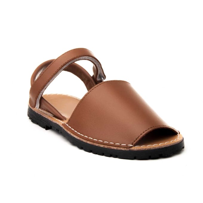 IBISv21 / 69724 / SANDALE EN CUIR TYPE IBIZA. 20 marron