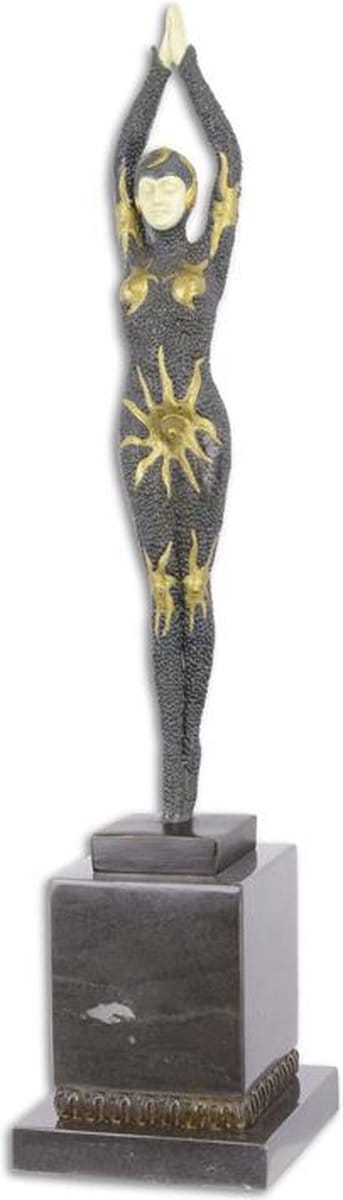 Bronzen beeld - "Starfish" - Zwemster - sculptuur - 48,8 cm hoog